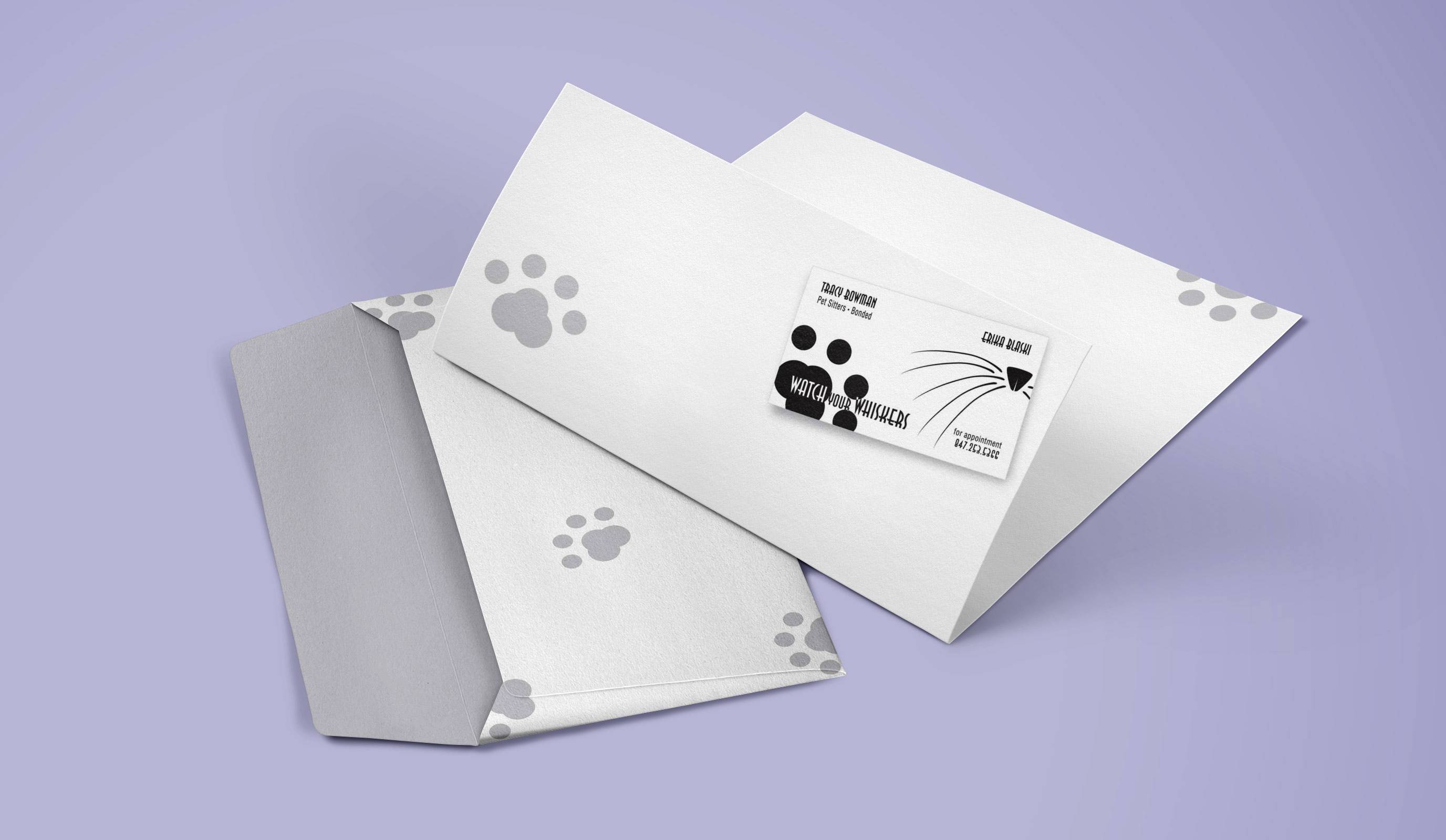  watch your whiskers stationery 